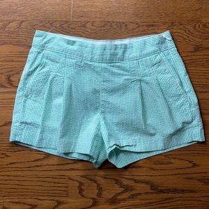 J. Crew searsucker shorts